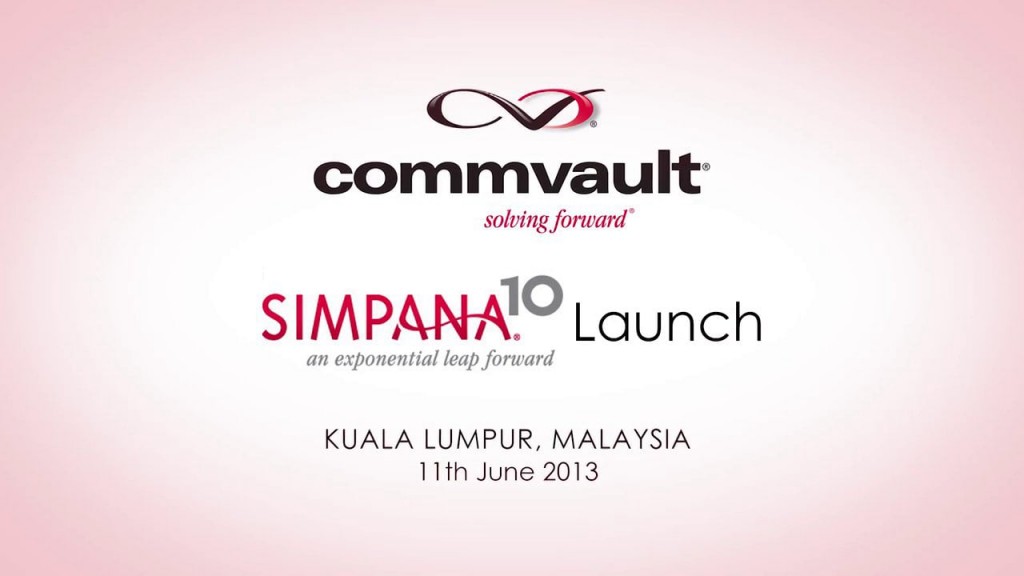 Simpana V10 Launch